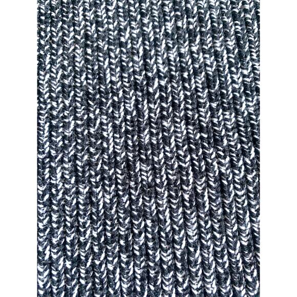 Athleta Switchback Pullover Sweater Cozy Merino Wool Black Marl Top XXS - Picture 6 of 10